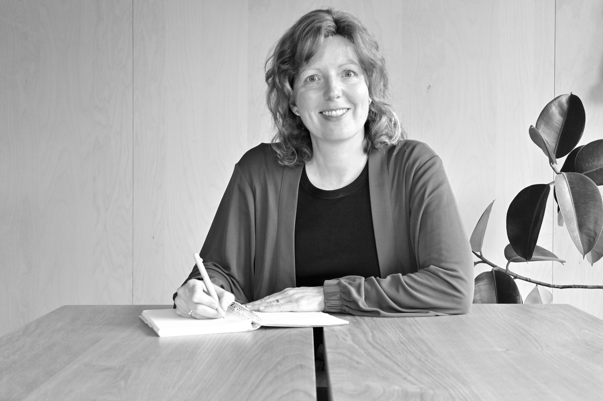 Portret van Marleen Ceelen, tekstschrijver